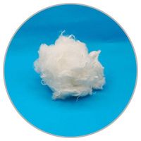 Down-like microfiber staple fibers used to fill cushions and pillows